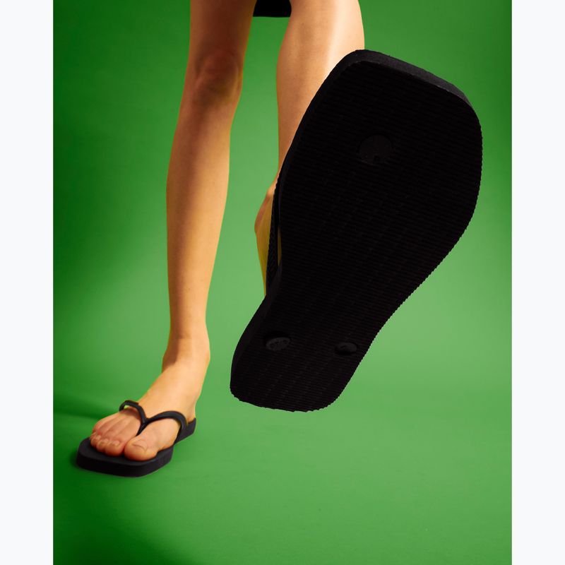 Women's Havaianas Slim Square flip flops black 9