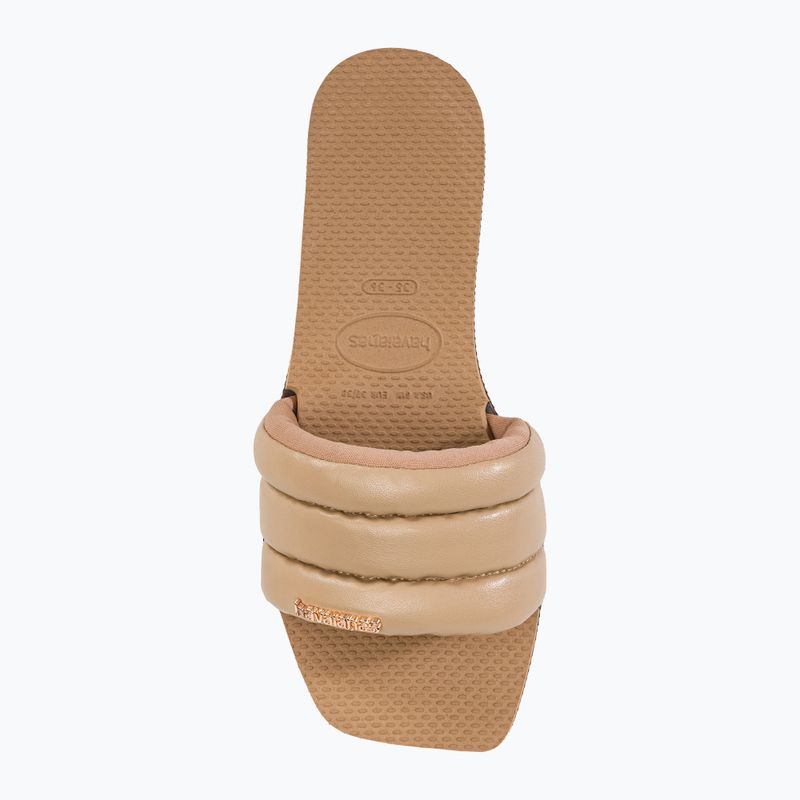 Women's Havaianas You Milan slides rose gold 5