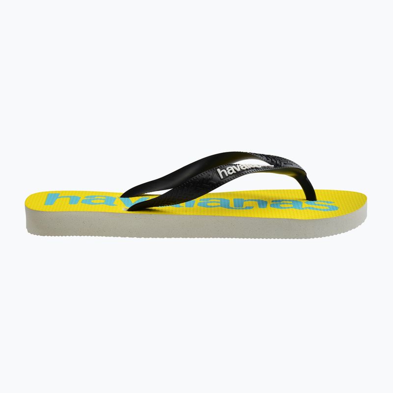 Havaianas Top Logomania 2 flip flops white / black 9