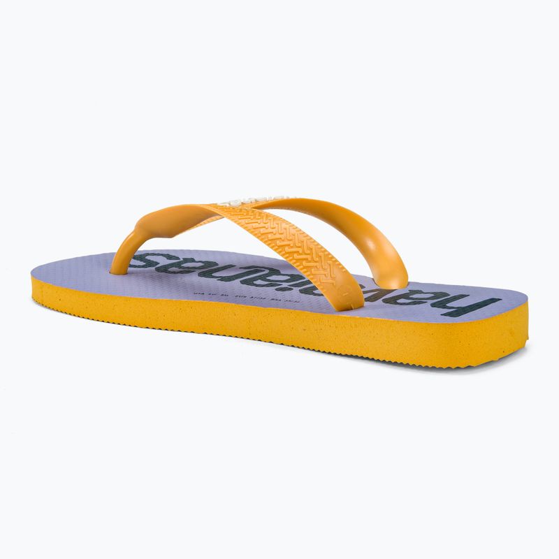 Havaianas Top Logomania 2 flip flops pop yellow 3