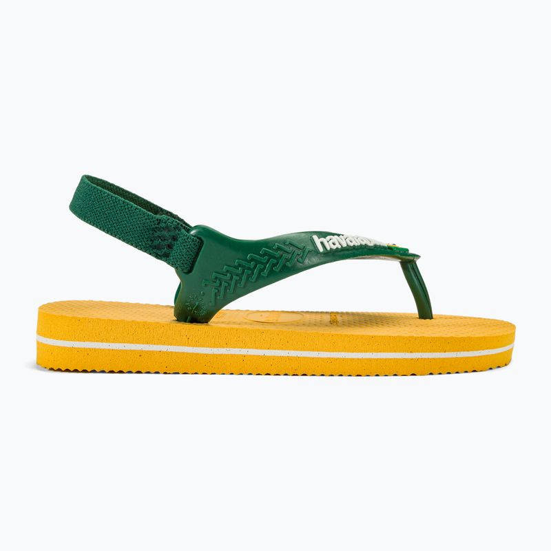 Havaianas Baby Brasil Logo II sandals pop yellow / amazon 2