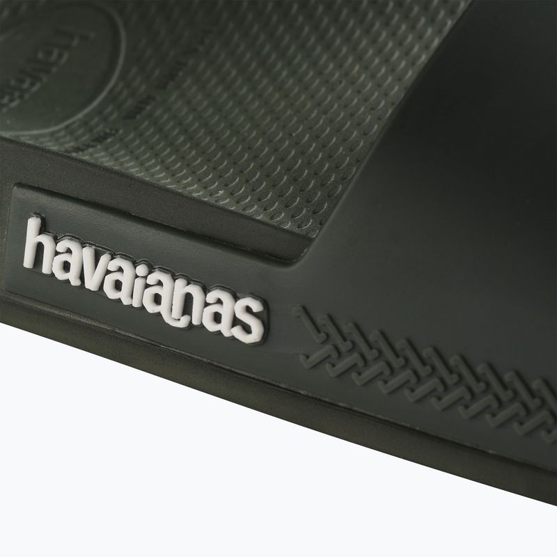 Havaianas Classic slides olive green 10