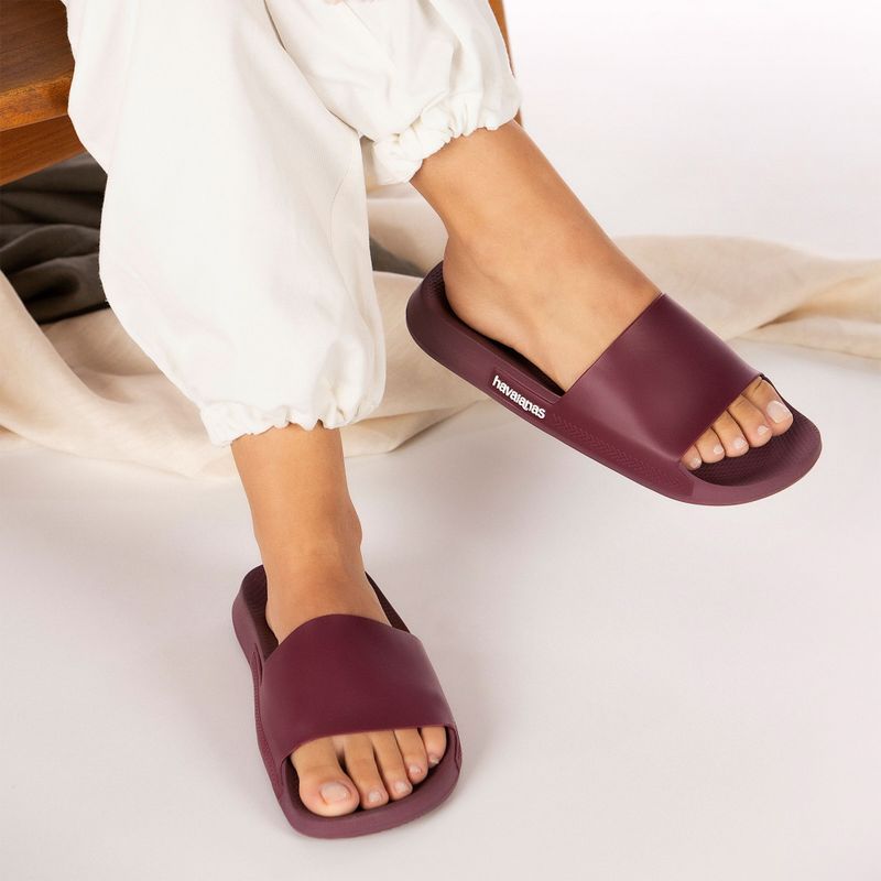 Havaianas Classic slides purple soil 4