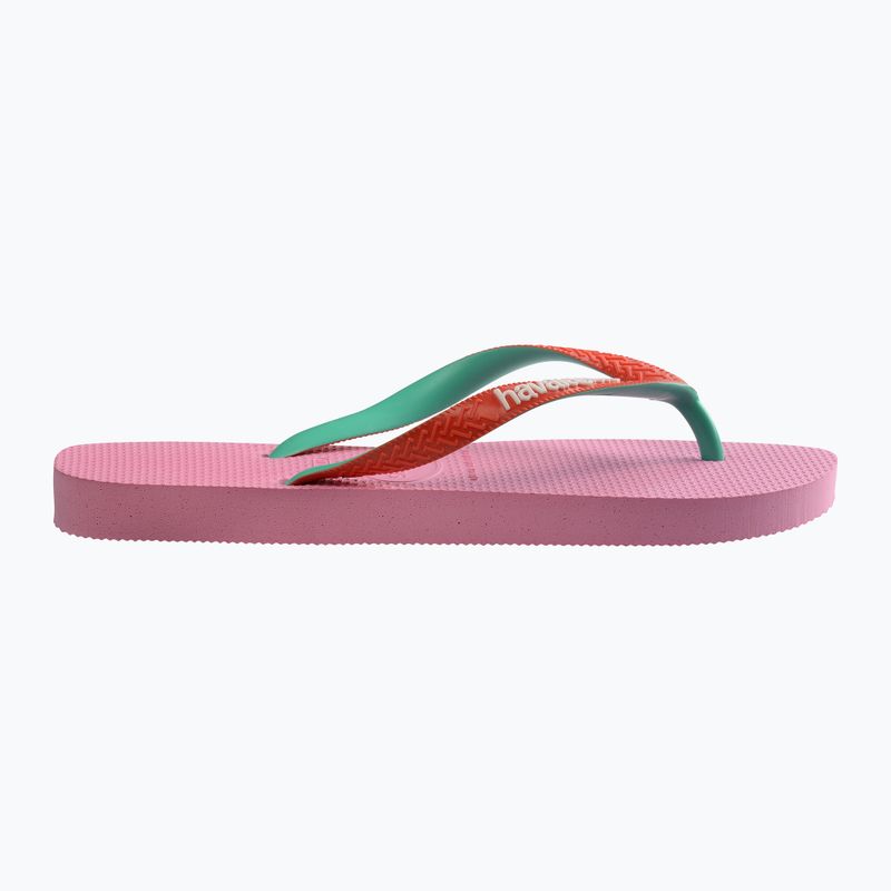 Havaianas Top Mix pink lemonade flip flops 9