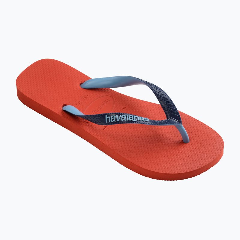 Havaianas Top Mix blood orange flip flops 8