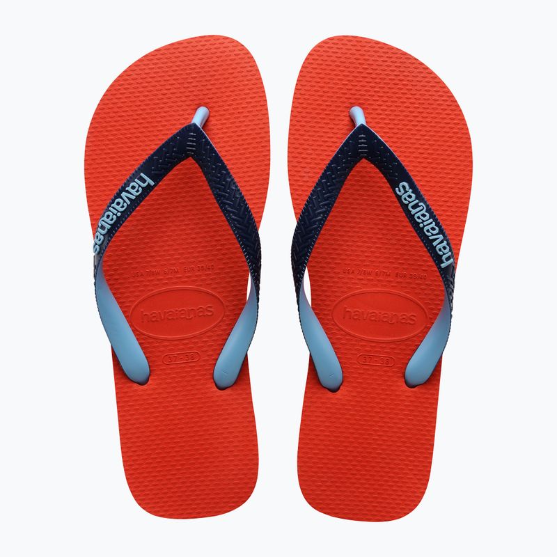 Havaianas Top Mix blood orange flip flops 10