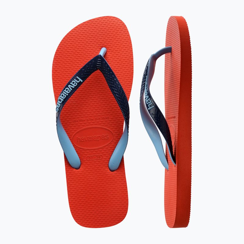 Havaianas Top Mix blood orange flip flops 11