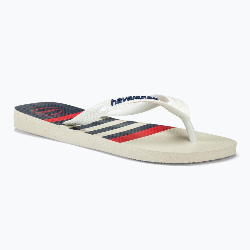 Havaianas Top Nautical flip flops white / white / navy blue