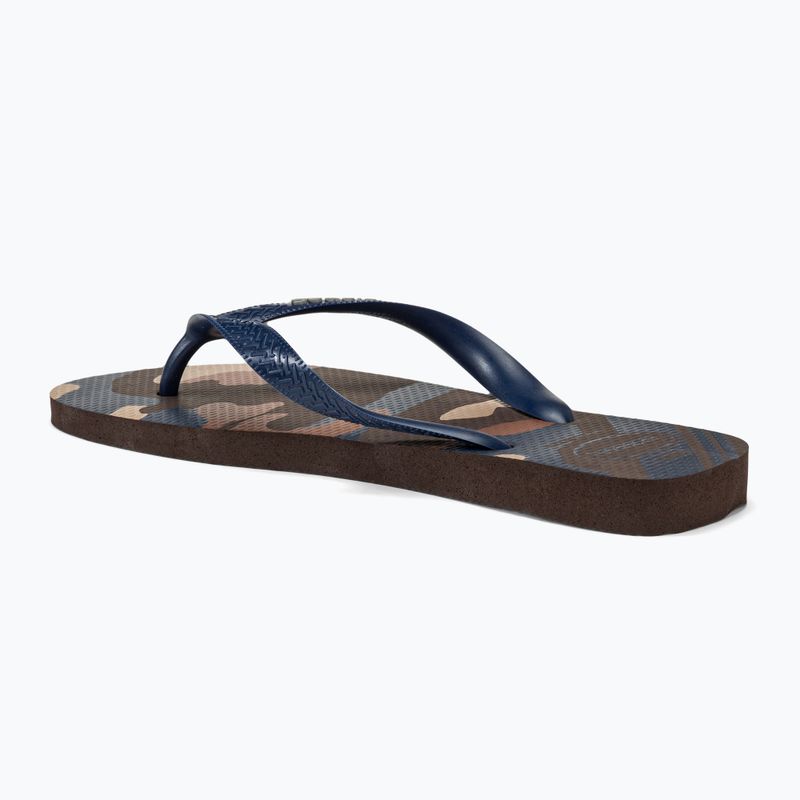 Men's Havaianas Top Camu dark brown flip flops 3