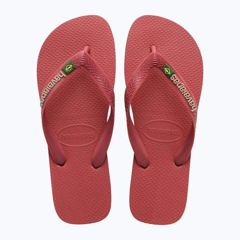 Havaianas Brasil Logo flip flops pau brasil 10