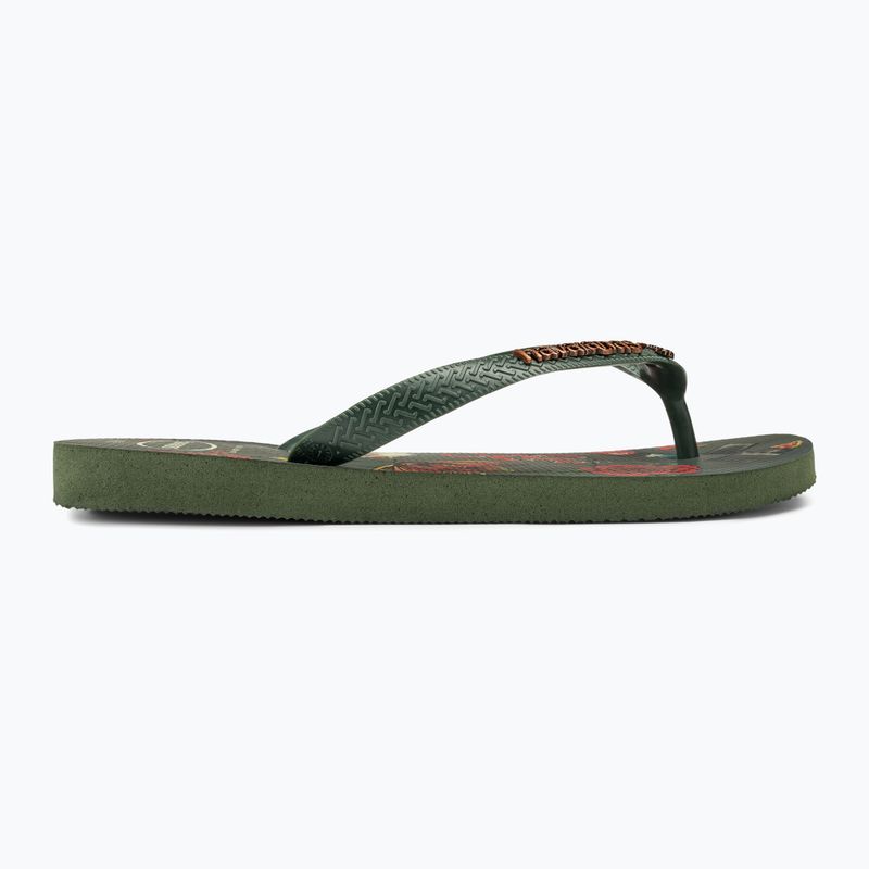 Men's Havaianas Top Tribo olive green flip flops 2