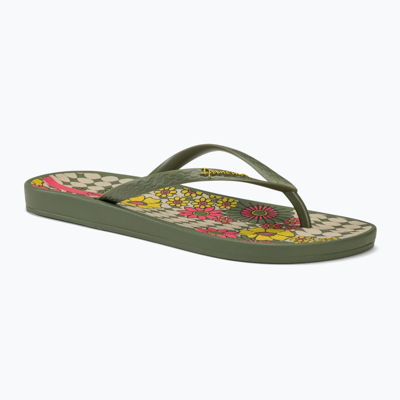 Ipanema Anatomic Temas green/beige/pink women's flip flops