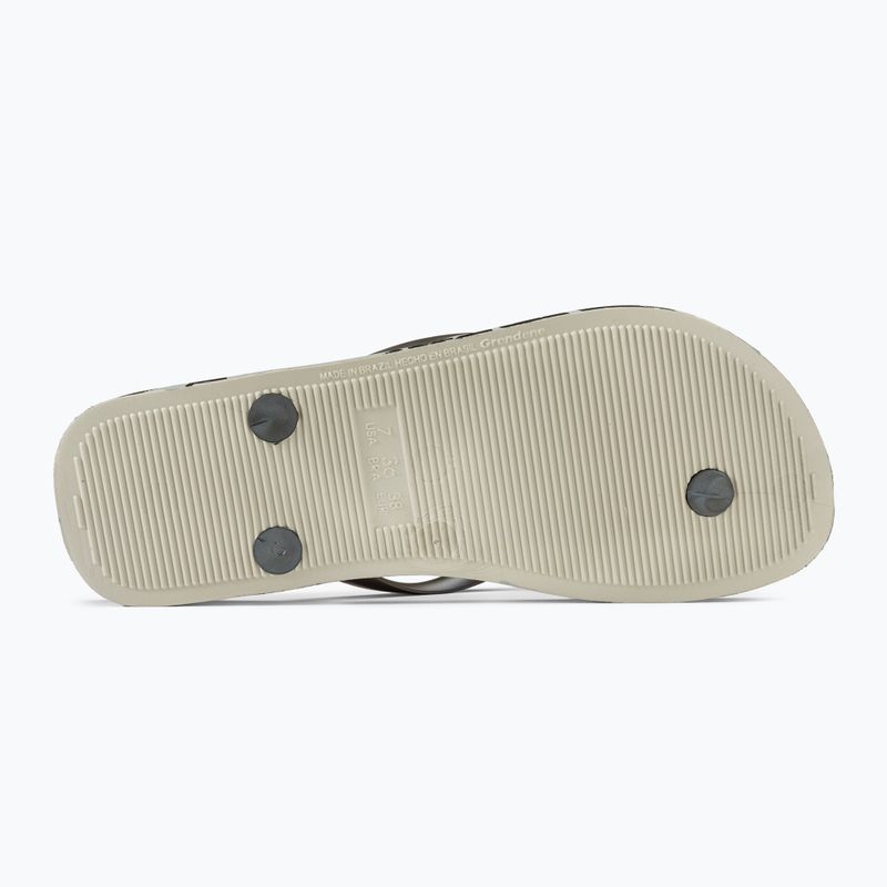 Ipanema Animale Print III grey/silver women's flip flops 4