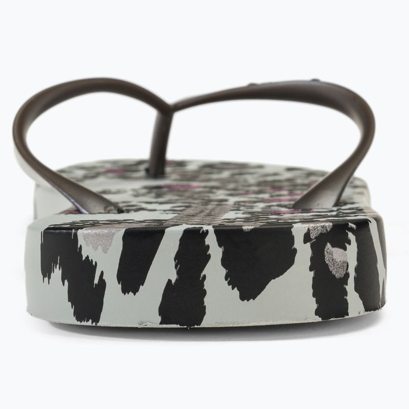 Ipanema Animale Print III grey/silver women's flip flops 6