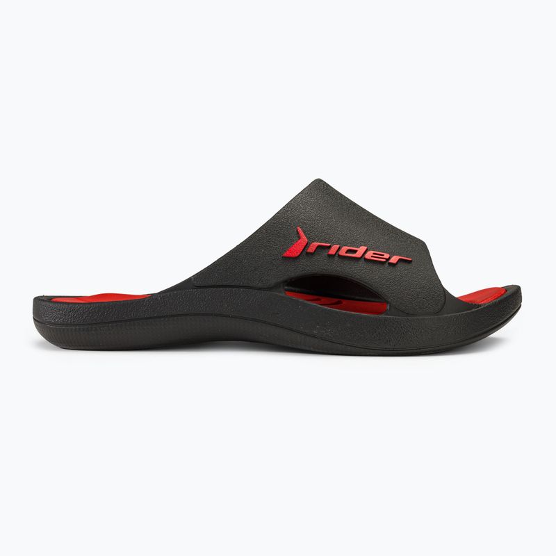 RIDER Bay XIII men's slides black/red 2