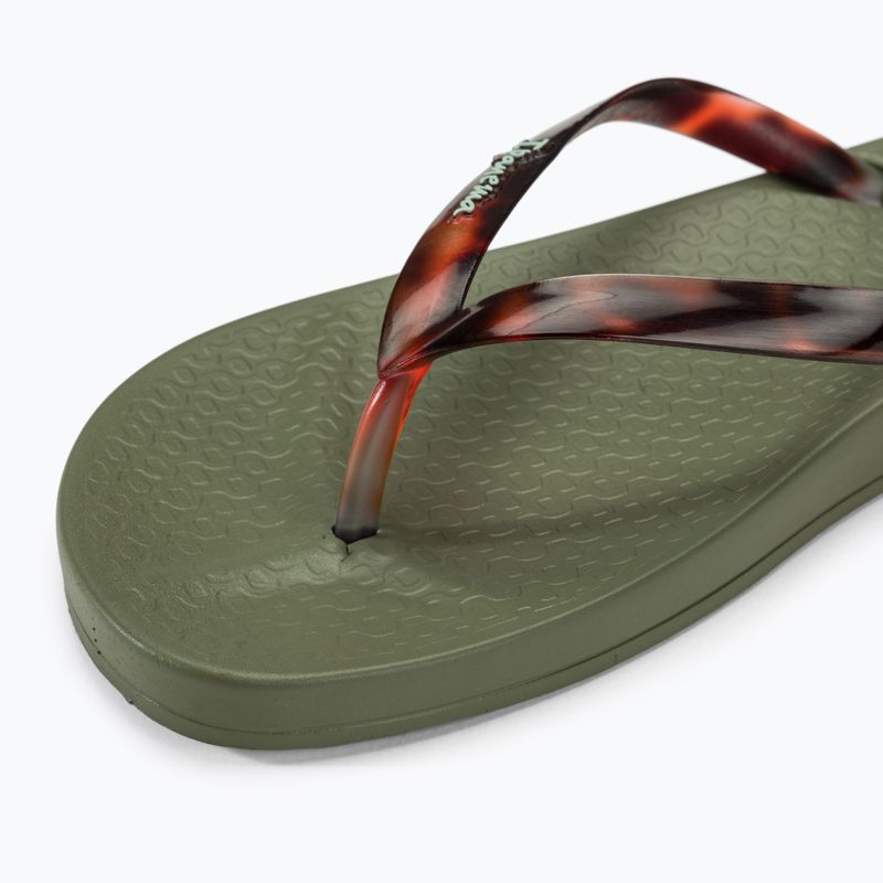 Ipanema Anat Connect green/clear women's flip flops 7