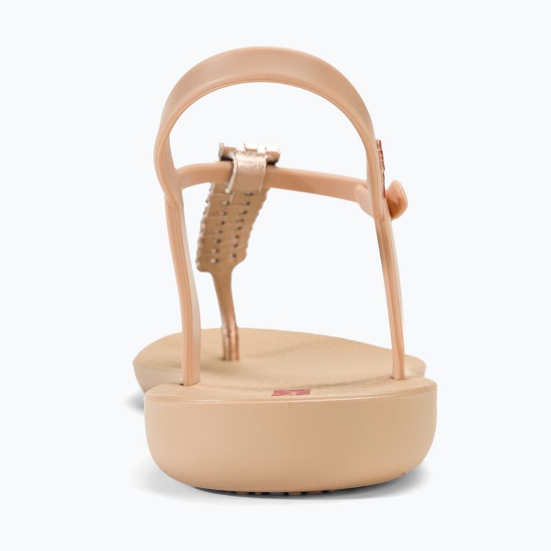 Women's Ipanema Class Modern beige / metallic pink sandals 6