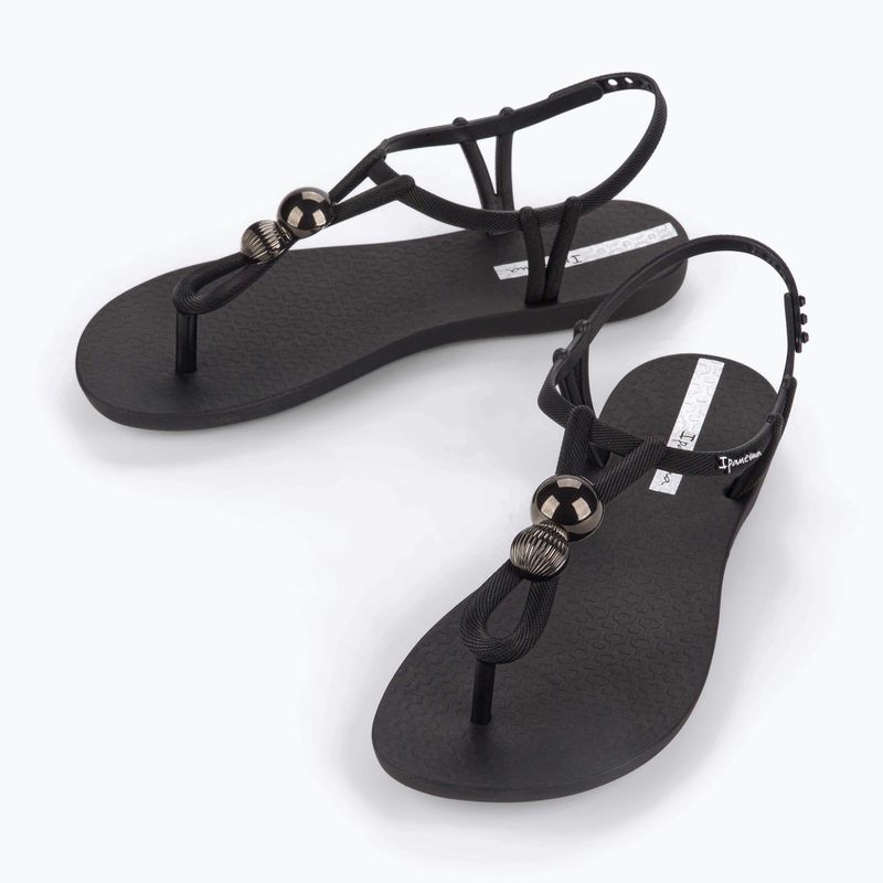 Ipanema Class Sphere black/silver women's sandals 8