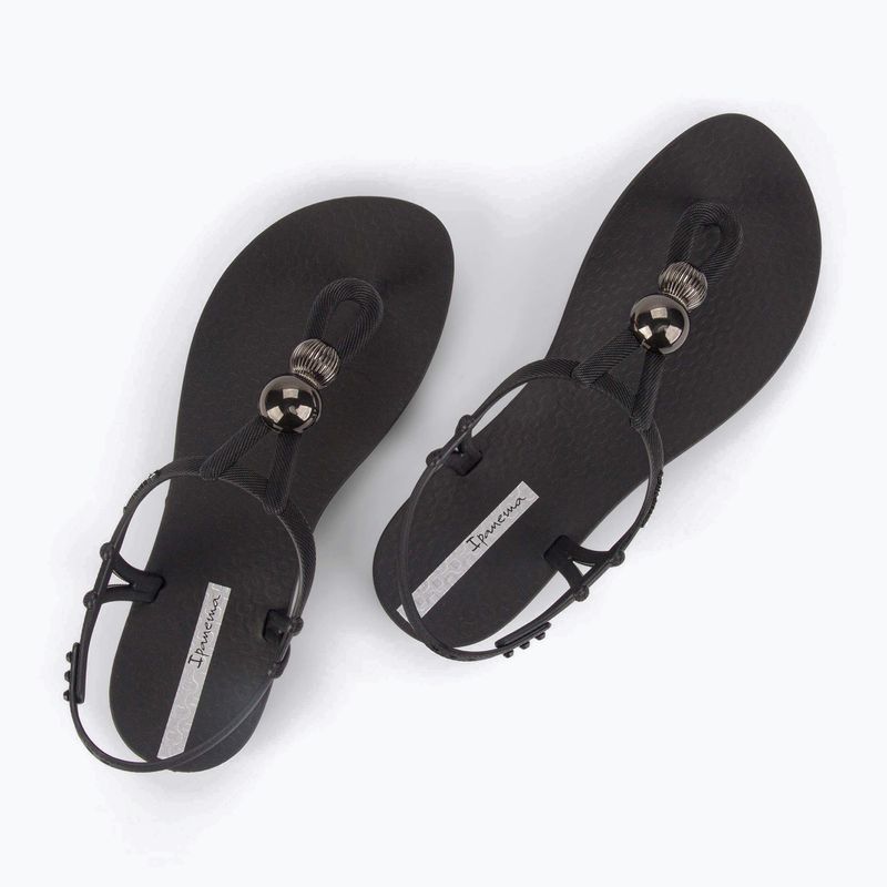 Ipanema Class Sphere black/silver women's sandals 9
