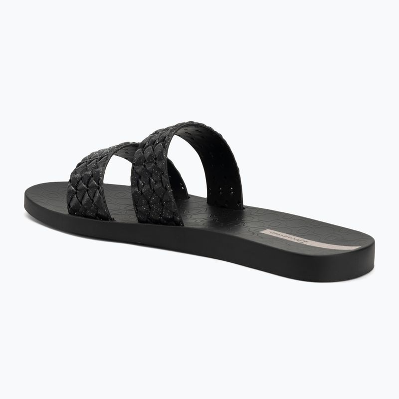 Ipanema women's flip-flops Renda II black/glitter black 3