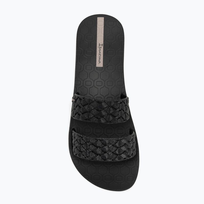 Ipanema women's flip-flops Renda II black/glitter black 5