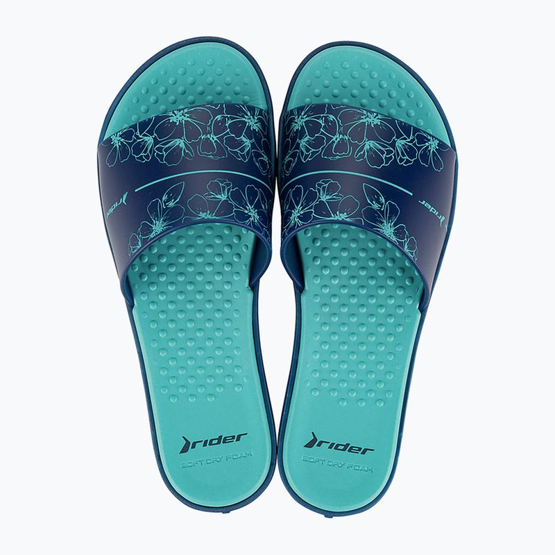 RIDER Splash V blue/blue women's slides 9