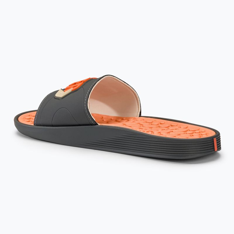 RIDER Pump Slide AD men's slides grey/dark grey/orange 3