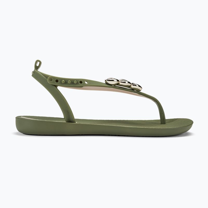 Women's Ipanema Salty II sandals green / beige / silver 2
