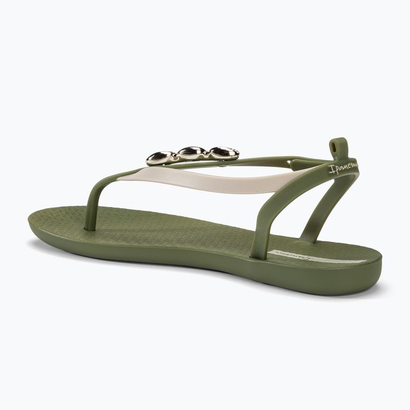Women's Ipanema Salty II sandals green / beige / silver 3