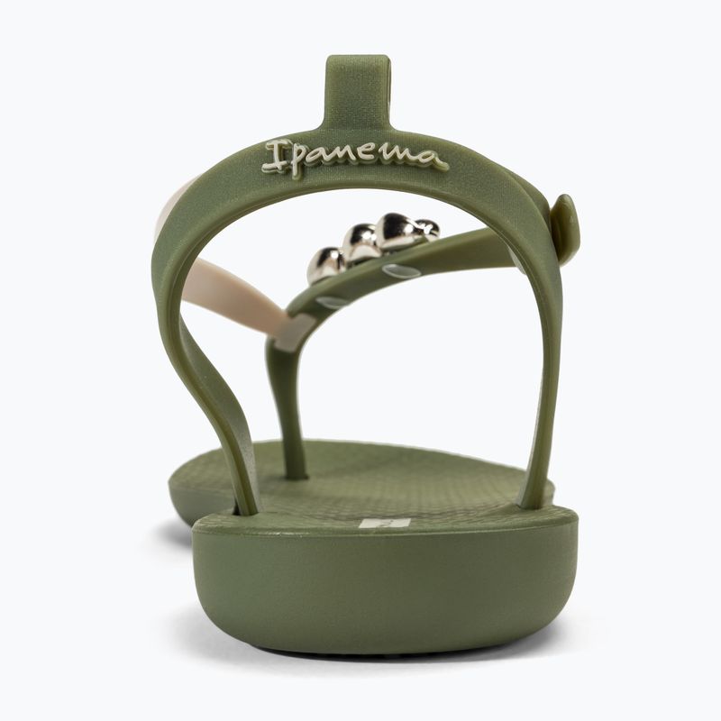 Women's Ipanema Salty II sandals green / beige / silver 6