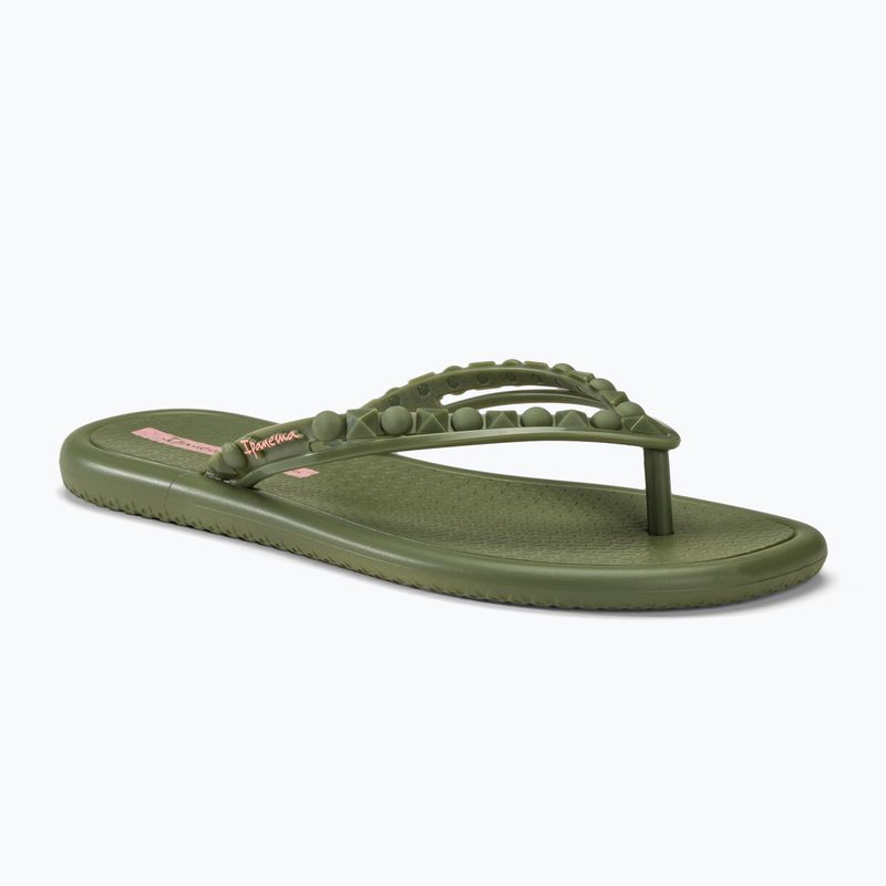 Ipanema Meu Sol Thon green/pink women's flip flops