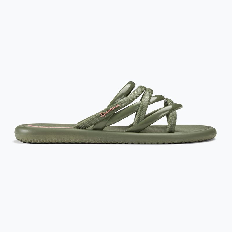 Ipanema Meu Sol green/pink women's slides 2