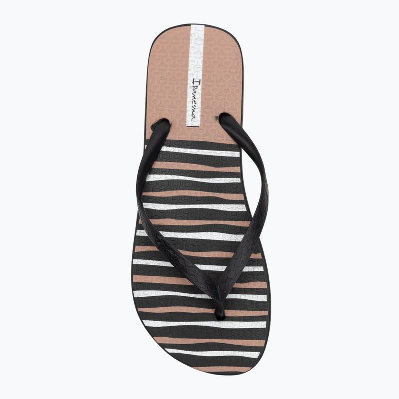 Ipanema Classic Happy XII black/black/pink women's flip flops 5