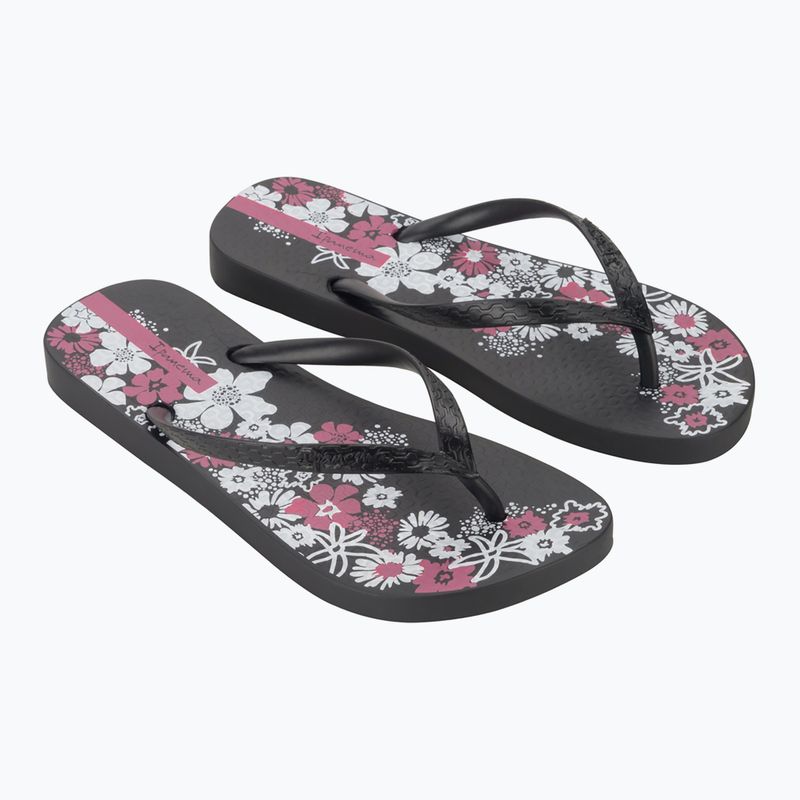 Ipanema Classic Happy XII black/black/white women's flip flops