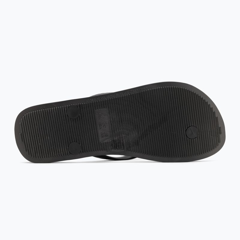 Ipanema Classic Happy XII black/black/white women's flip flops 4