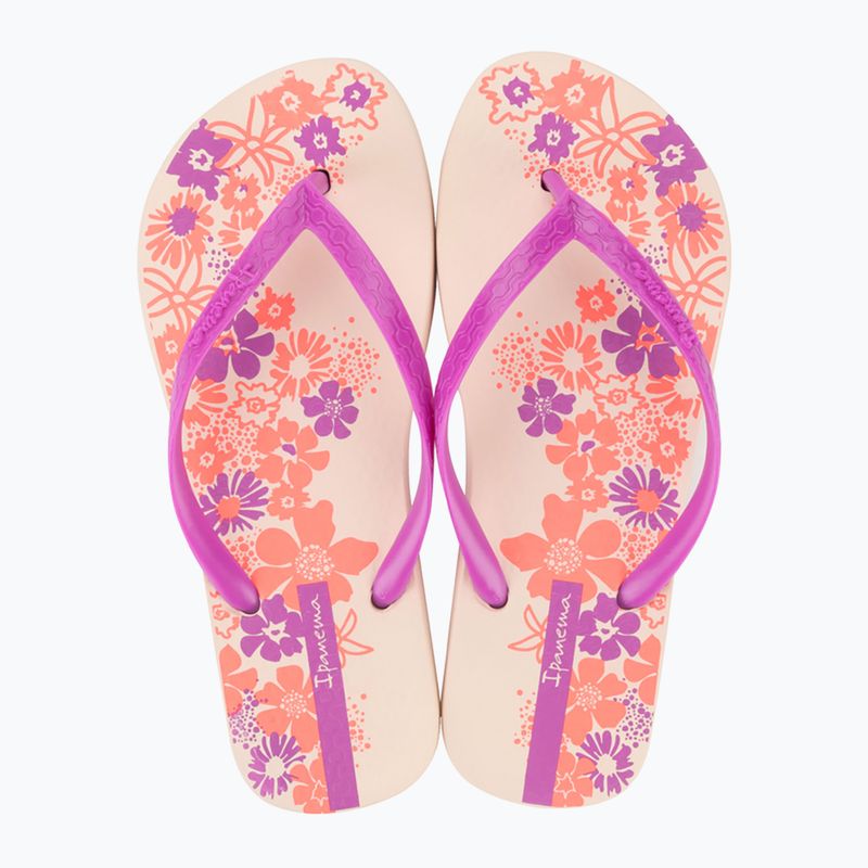 Ipanema Classic Happy XII beige/pink/orange women's flip flops 2