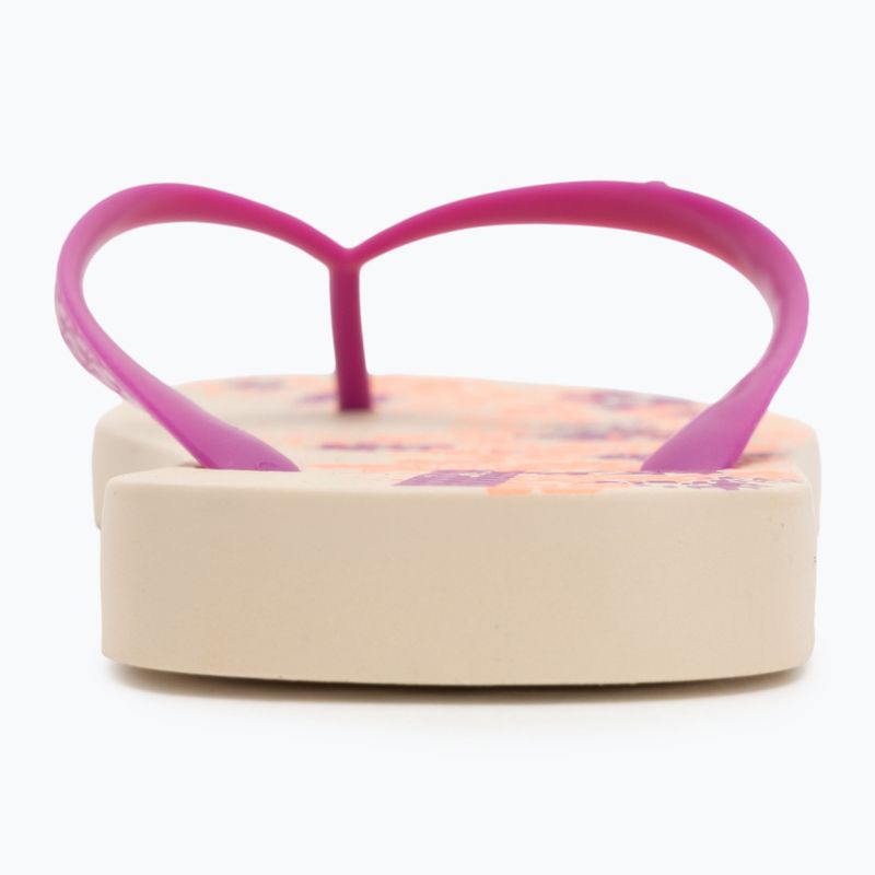 Ipanema Classic Happy XII beige/pink/orange women's flip flops 6