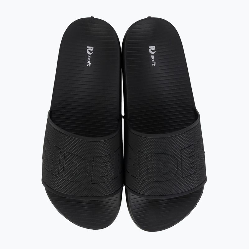 RIDER Grid Slide black/black/silver men's flip-flops 2