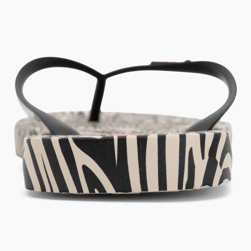 Ipanema Animal Print VI beige/black/pink women's flip flops 6