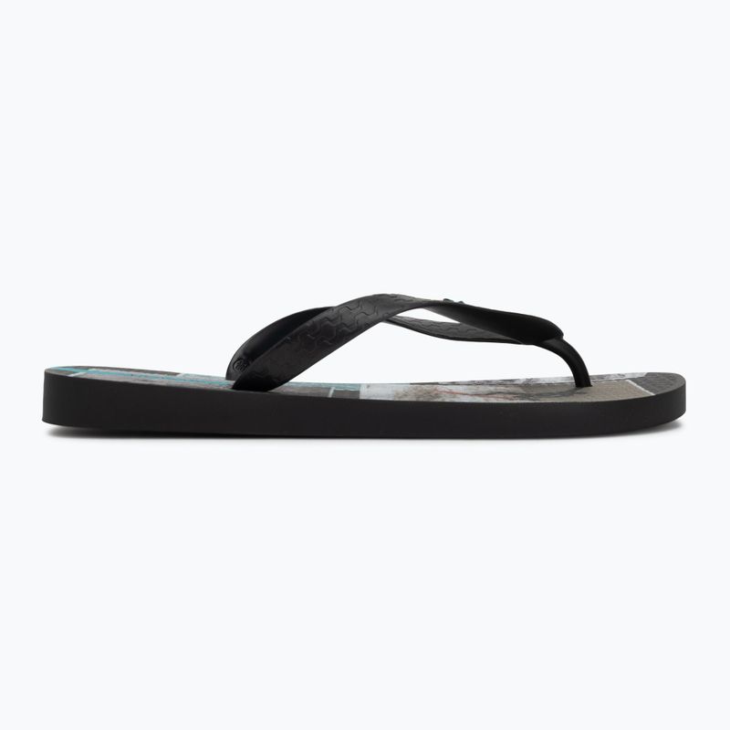 Men's Ipanema Summer V black/blue flip flops 2