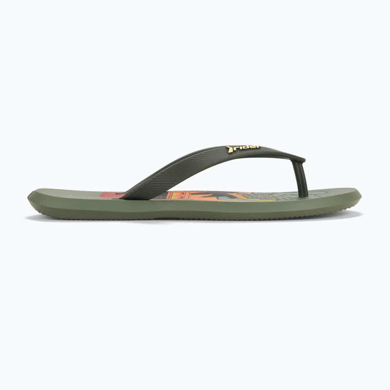 Men's RIDER R1 Energy VII green/orange/yellow flip flops 3