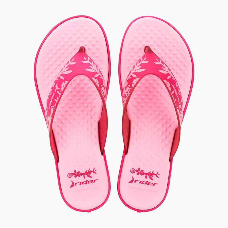 Women's RIDER Aqua VI flip flops pink/pink 2