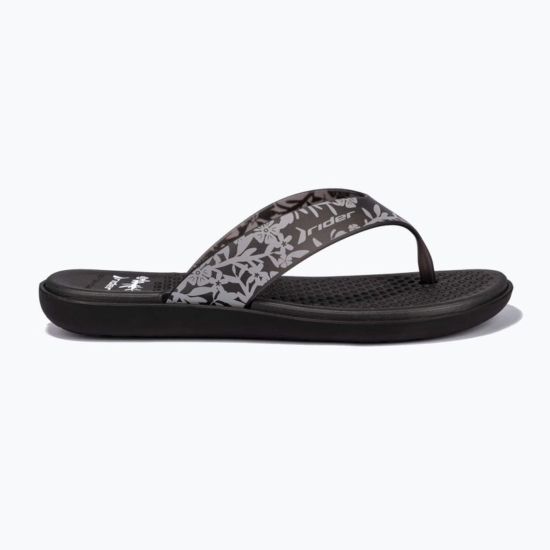 Women's RIDER Aqua VI flip flops black/grey 10