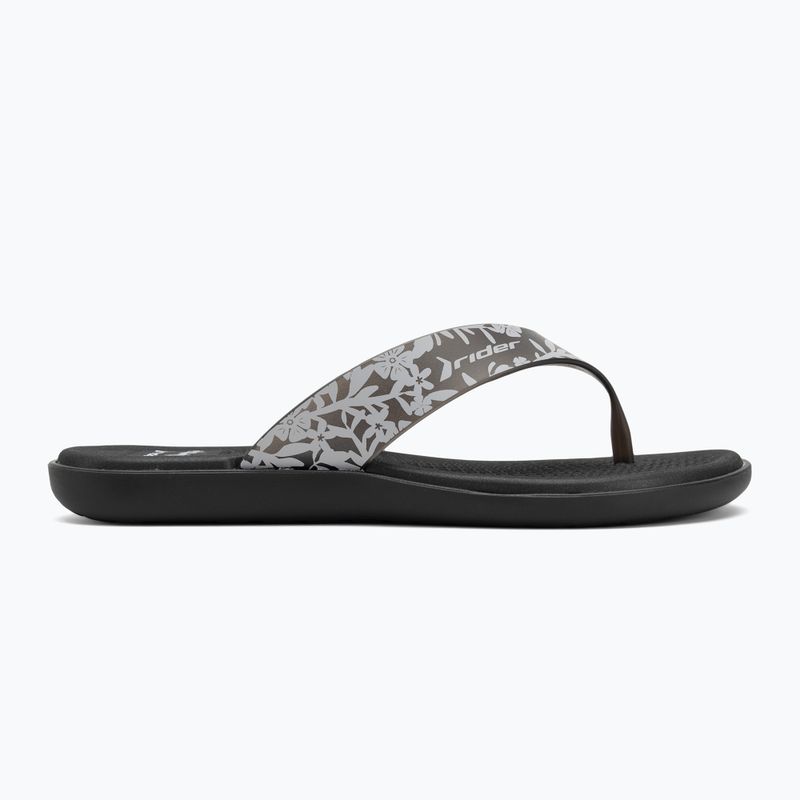 Women's RIDER Aqua VI flip flops black/grey 2