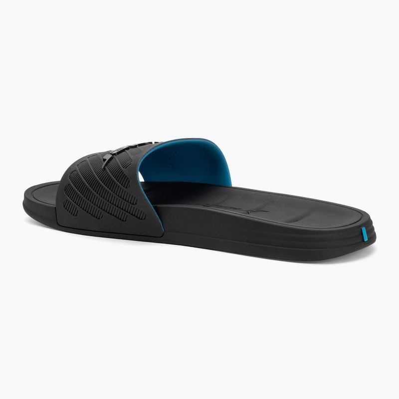 RIDER Free II Slide black/blue men's flip-flops 3