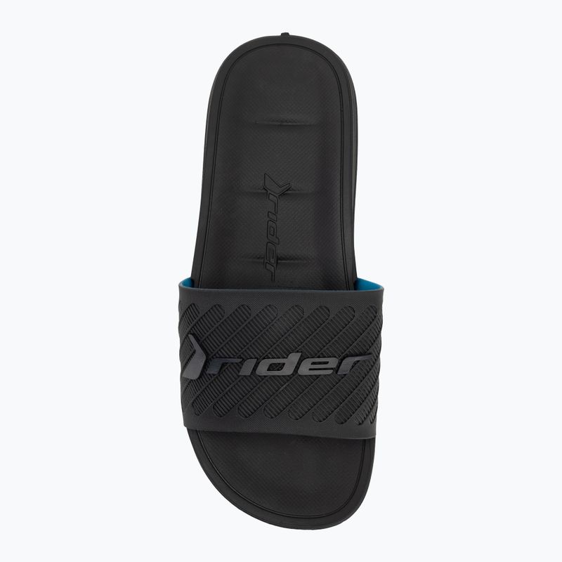 RIDER Free II Slide black/blue men's flip-flops 5