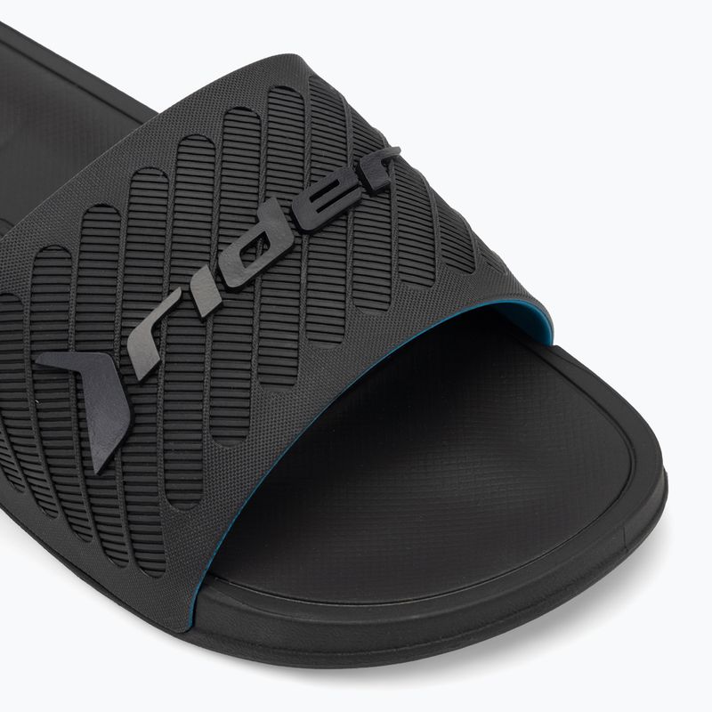 RIDER Free II Slide black/blue men's flip-flops 7