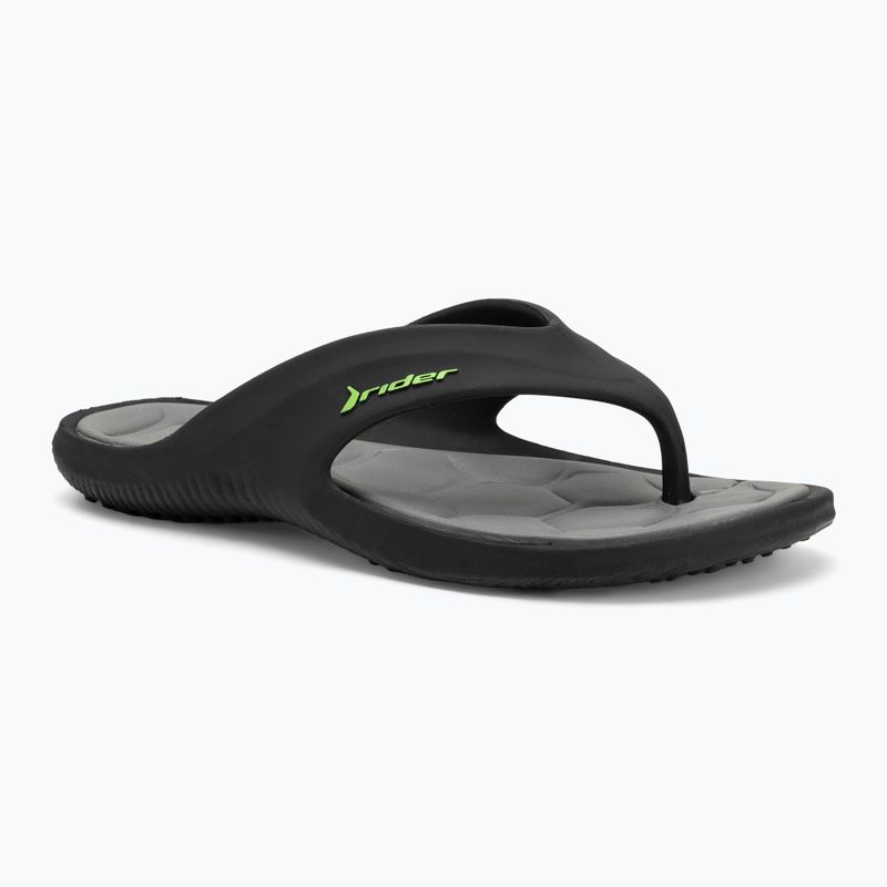 Men's flip-flops Rider Cape XVIII black/grey/green