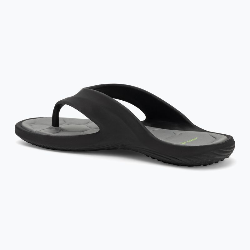 Men's flip-flops Rider Cape XVIII black/grey/green 3