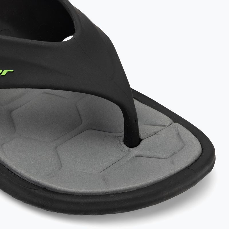 Men's flip-flops Rider Cape XVIII black/grey/green 7